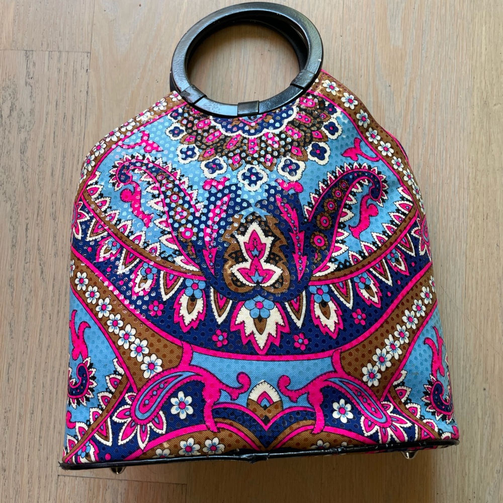 Isabella Fiore Multi color fabric bag